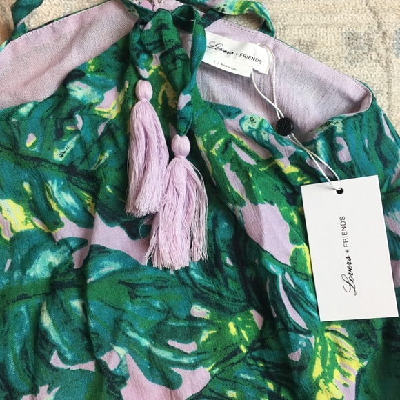 Lovers & Friends Dress Olivia dress in Lilac Palm - Picture 4 of 8